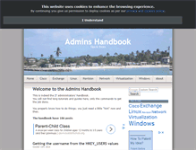 Tablet Screenshot of handbook.dk